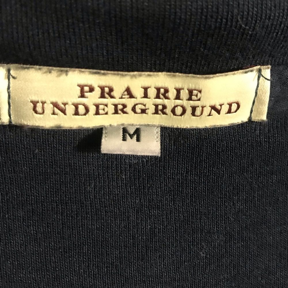 Prairie Underground blue long sleeve shirt dress - Picture 3 of 5